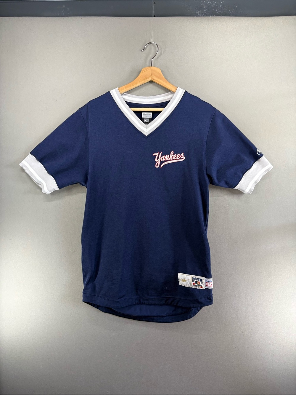 Nike New York Yankees Reggie Jackson #44 Mens Small Cooperstown Pullover Jersey
